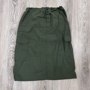 Cargo midi skirt